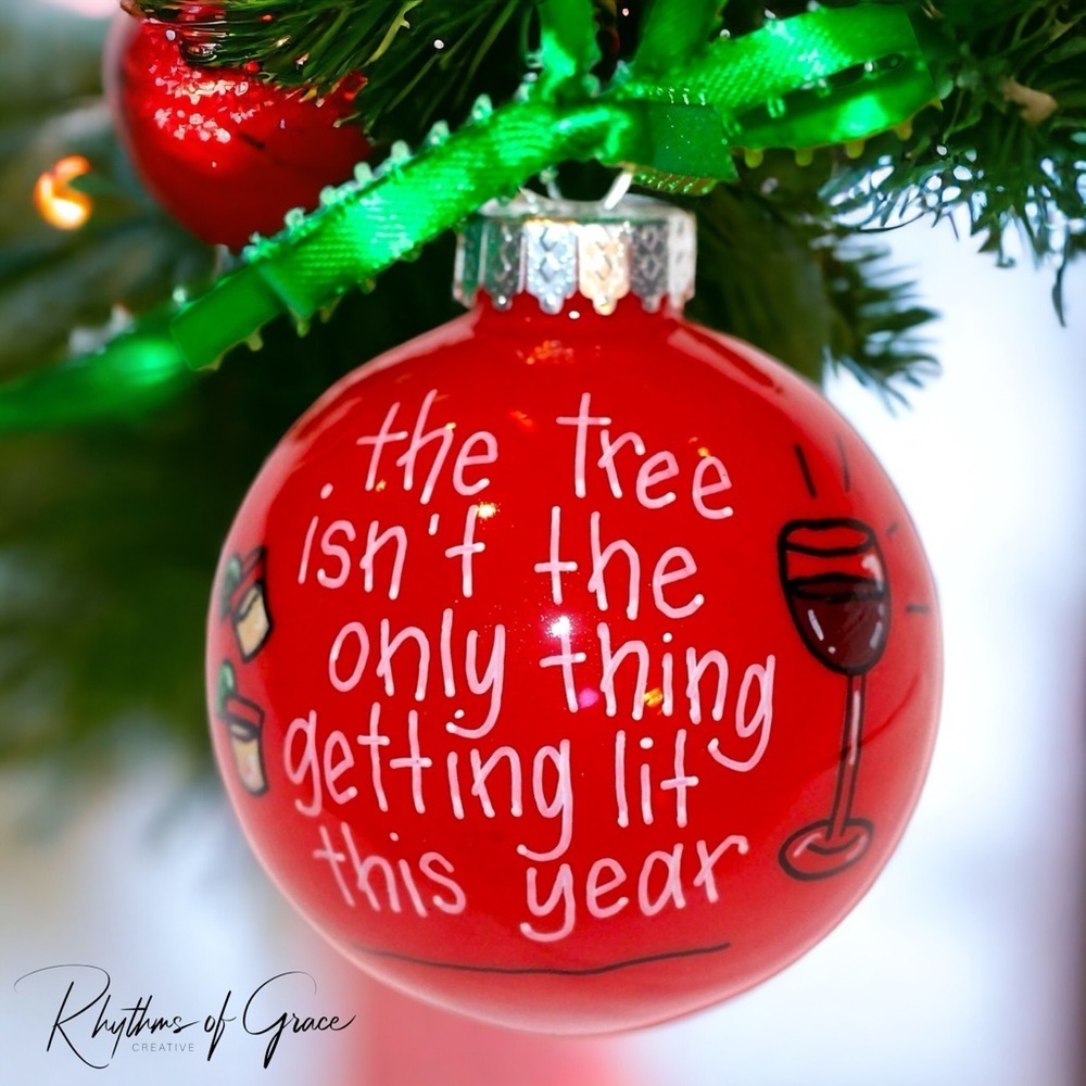 Handmade Christmas Ornament: The tree isn't the only thing getting lit this year